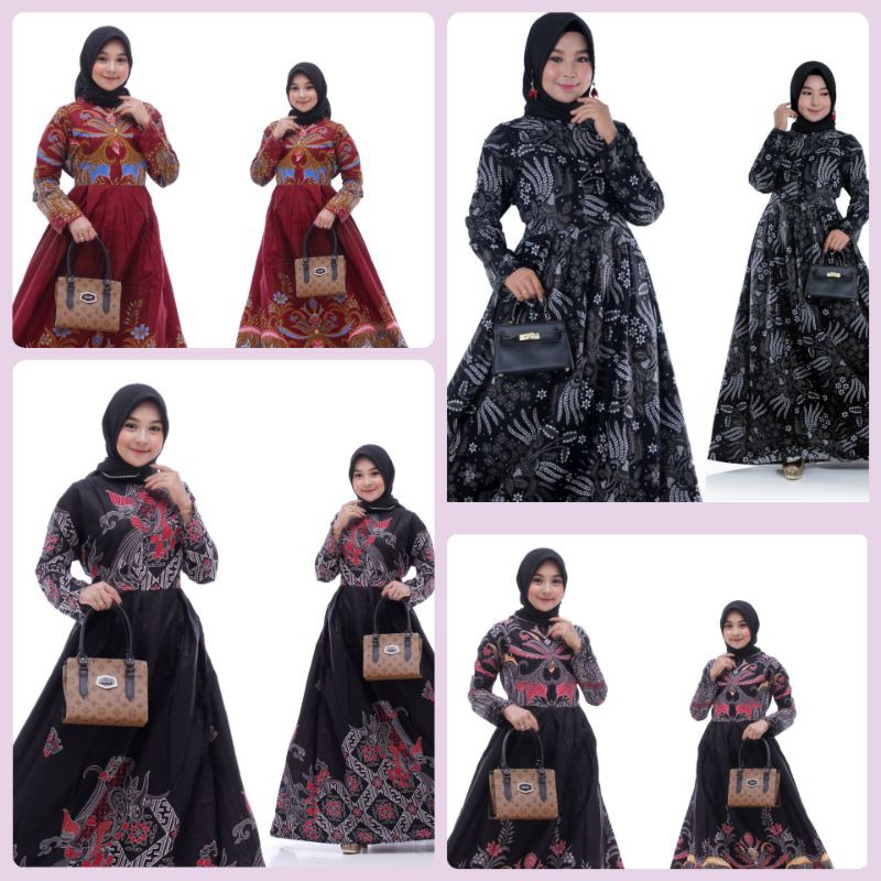 MS GAMIS BATIK SRIWEDARI MAXI BUSUI KATUN SOGAN ALLSIZE