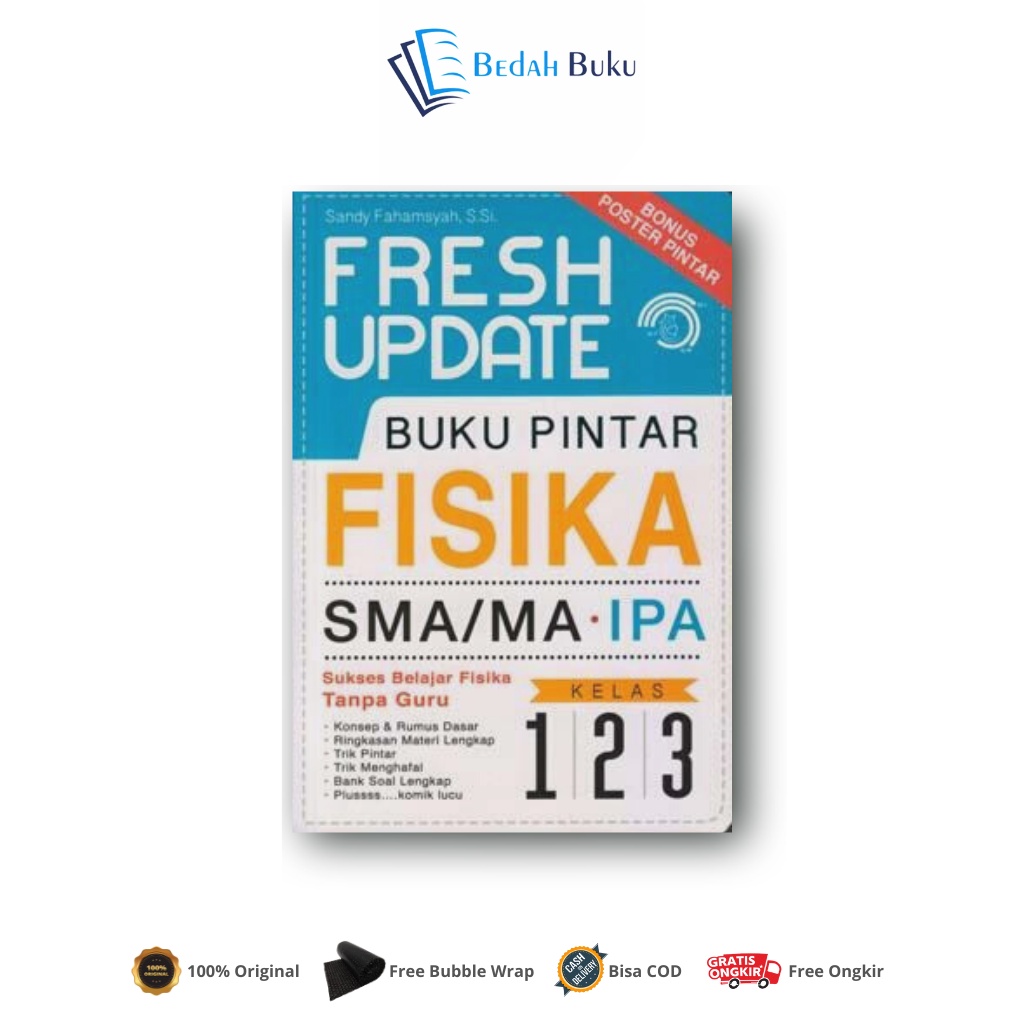 AG - FRESH UPDATE BUKU PINTAR FISIKA SMA/MA IPA KELAS 1, 2, 3