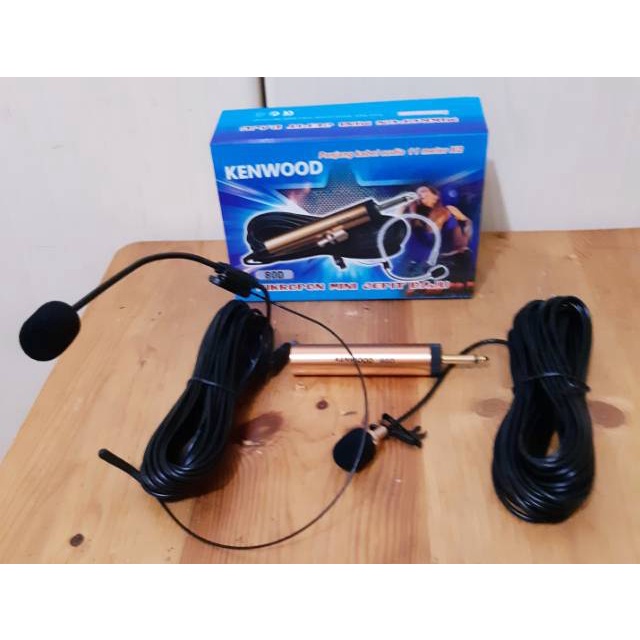 Kenwood Mikrofon Condenser Clip On Microphone 80D Mic Jepit - Mic Imam