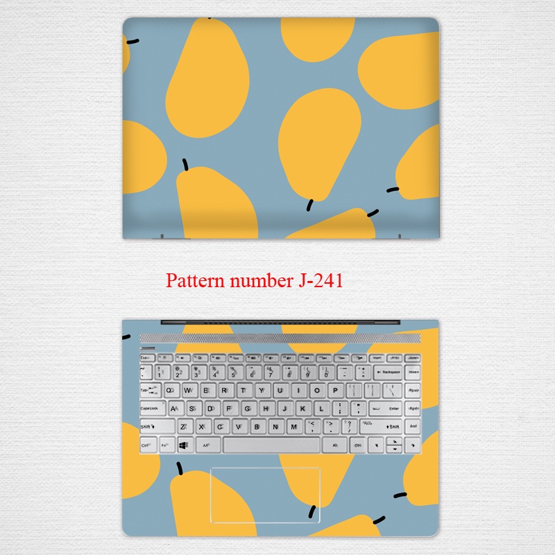 2pcs Stiker Pelindung Laptop UNIVERSAL Motif print Buah Bahan VINYL Ukuran 12 13 14 15.6 Inch HP Specter X360 Pavilion Zhan66 Pro G1