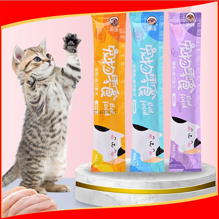 Snack/Cemilan Cat-Food Kucing/Cat-Food Creamy Treats 15 gr Multi Nutrisi