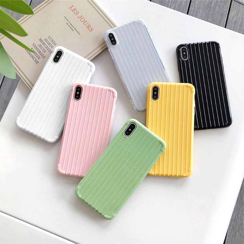 IPHONE 6 6G 6S  6 PLUS 6G PLUS  7G 8G SE 2020  X XS  XS MAX  XR - SUITCASE Soft Case Koper Candy