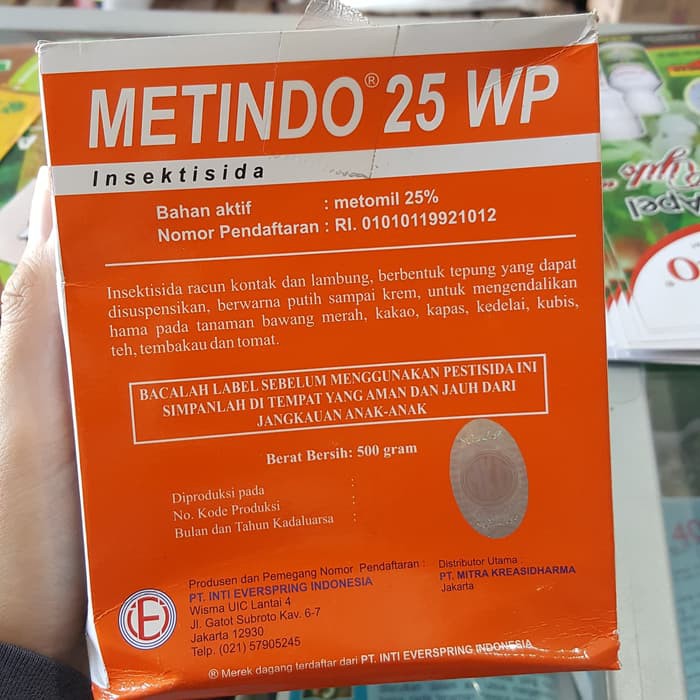 PRODUK- METINDO 25WP 500GR INSEKTISIDA / OVISIDA PENCEGAH DAN PEMBASMI HAMA ULAT PADA TANAMAN .