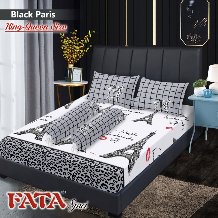 Sprei Fata Black Paris 180x200