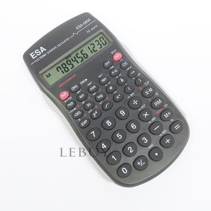 

Kalkulator Ilmiah Robot ESA5808ABU