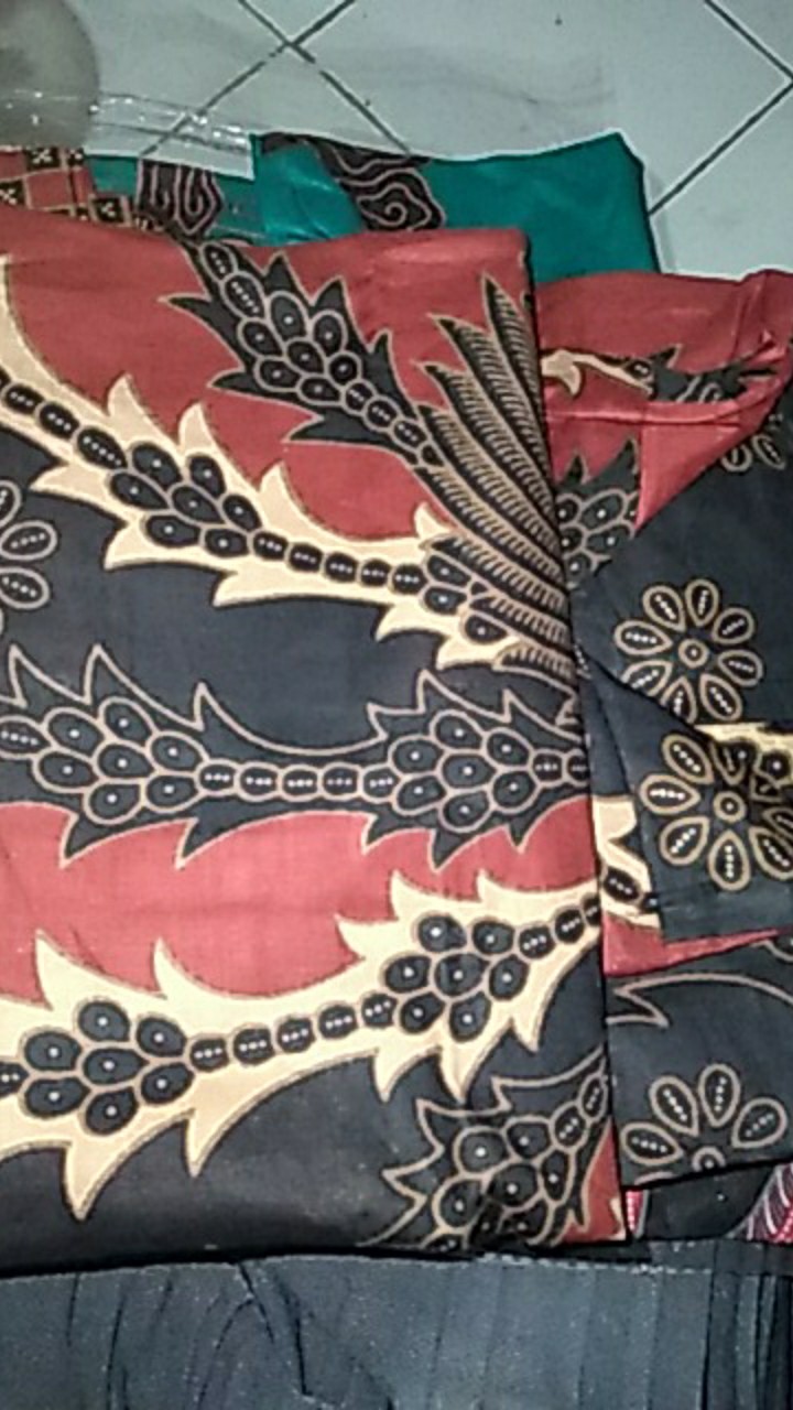 Batik Tunik Motif Terbaru Pekalongan Original Zipper M L Xl Xxl Xxxl  Td 536