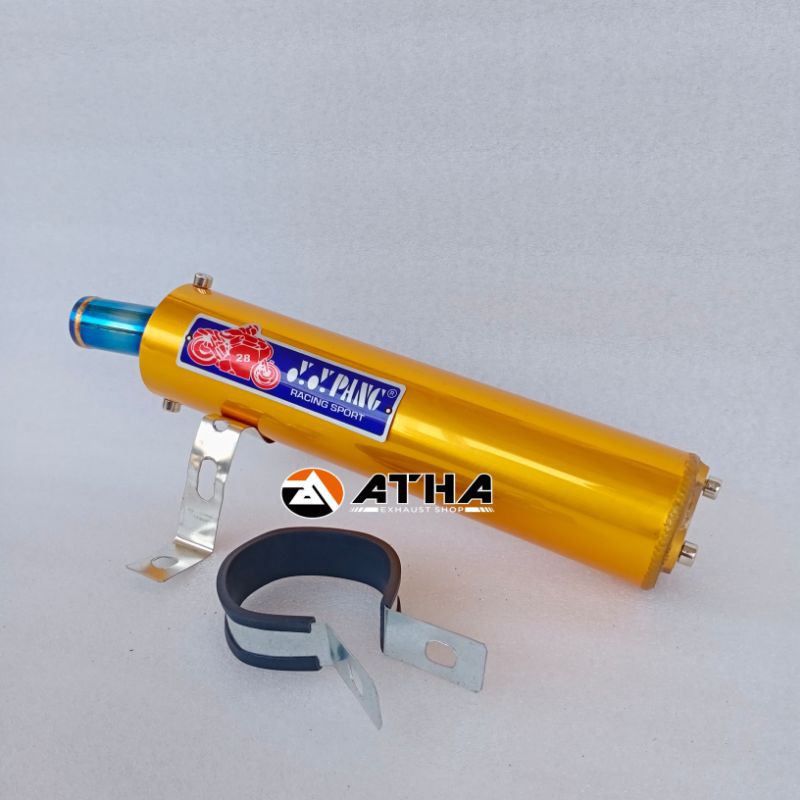 Silincer Ninja R Ninja RR Yypang Aluminium las Gold