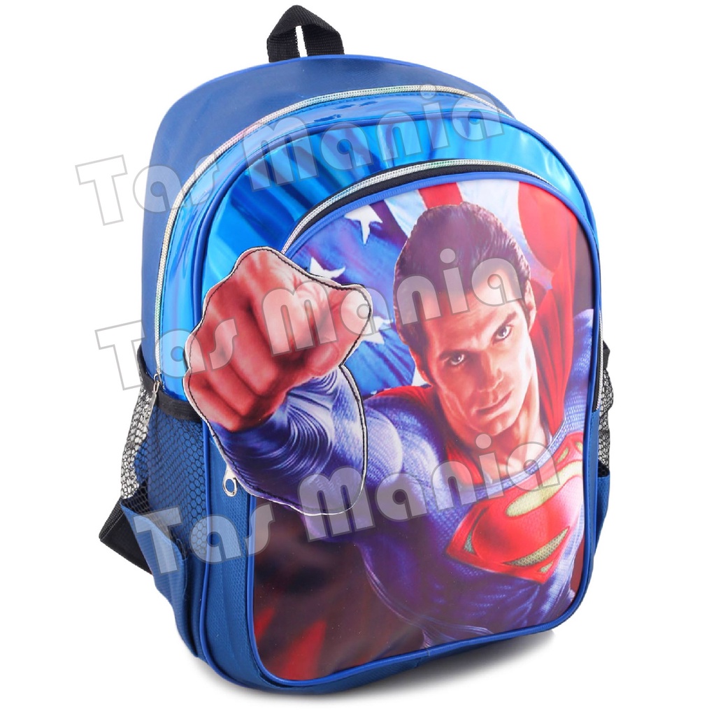 Tas Anak Laki Laki Karakter - PUNCH HEADBUT 3D HOLOGRAM FREE BOTOL School Bag - Tas Sekolah Anak - Best Seller