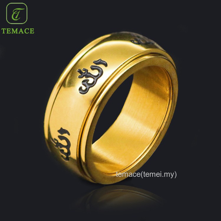 Cincin Pasangan Bahan Titanium Steel Model Salju His Queen and Her King Romantis untuk Pria / Wanita