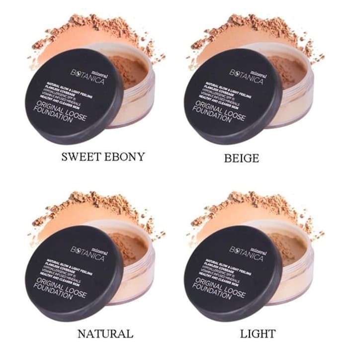 Botanica Original Loose Foundation Natural 15Gr / Loose Powder / Bedak