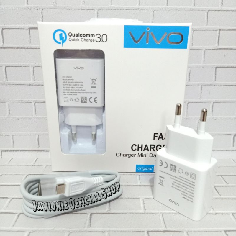 CHARGER CASAN CAS VIVO V5+ V5S V5 LITE PLUS 18W ORIGINAL MICRO USB FAST CHARGING