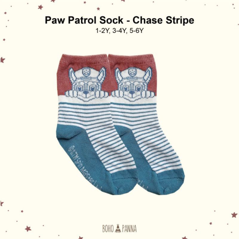 BOHO PAW PATROL KAOS KAKI PAW PATROL SOCK KAOS KAKI ANAK 1-6 tahun