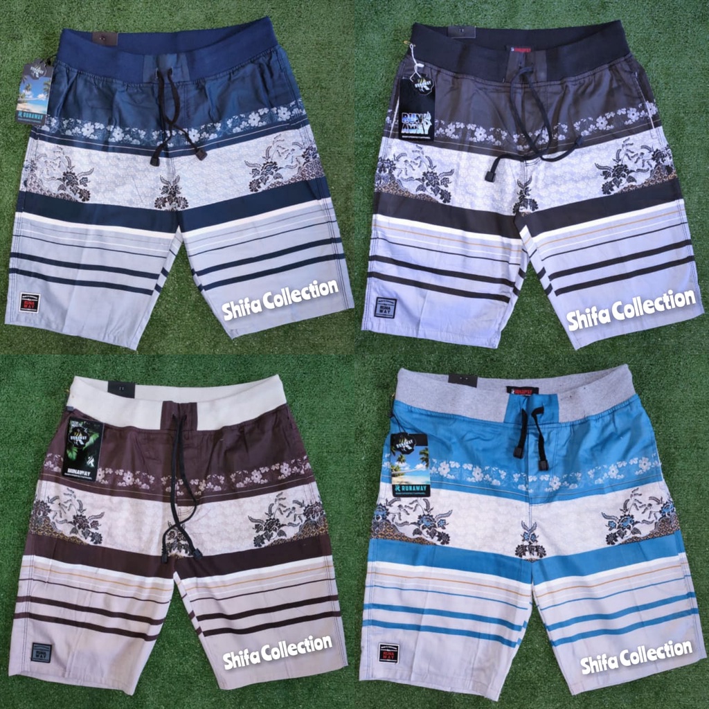 Celana Pendek Chinos RIP Pria Motif Printing - Bahan Kanvas Twill - Ukuran (28 sampai 38)