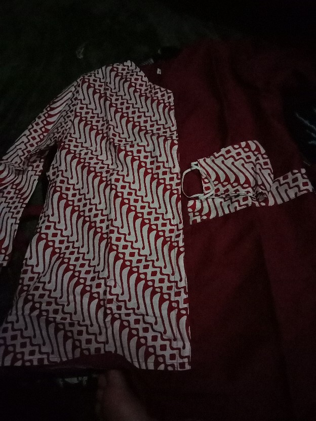 Batik Wanita Asj Sa Hrb026 Kenongo Kemeja Tosca Pendek