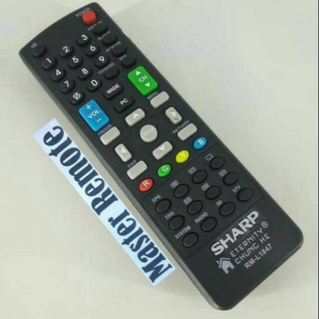 Remot Remote TV Sharp Aquos LCD LED 3D