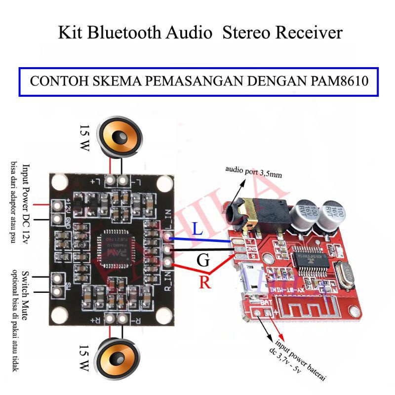 Modul Bluetooth 4.1 Audio Receiver MP3 Decoder Lossless 3.7V-5V Amplifier Papan Modul Merah MP3 WAV APE FLAC More 3.7V-5V Mini KIT BLUETOOTH