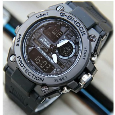 READY 9 WARNA JAM TANGAN PRIA CASIO GSHOCK G-SHOCK GST-8600 G-8600 DUATIME METAL ANTI AIR