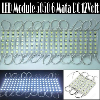 LED Module 6 Mata 5050 DC12V Waterpfoof