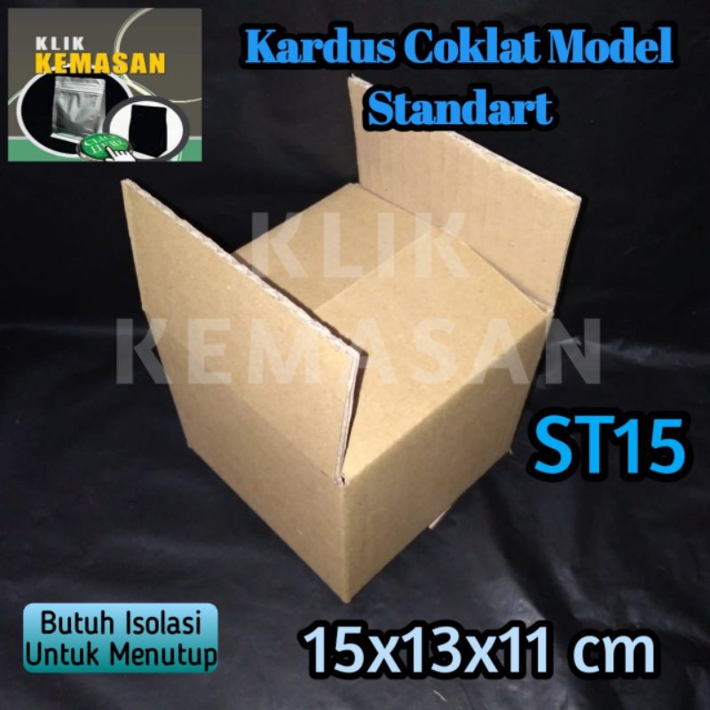 

KOTAK ST-15 KARDUS COKLAT POLOS KARTON BOX DUS PACKING HP AKSESORIS