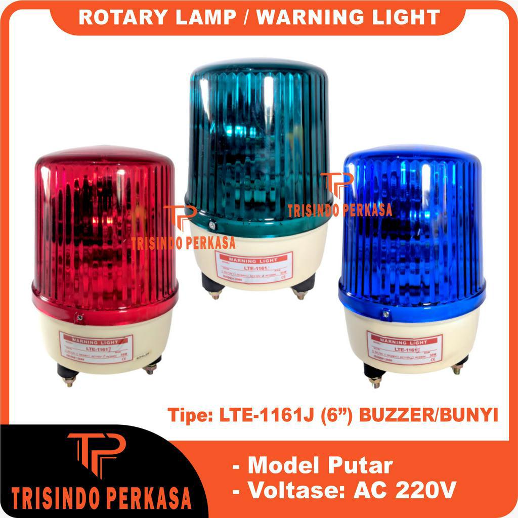 Lampu Menara/Hias/Plang Toko LTE-1161J 6&quot; inch (6in) Buzzer Bunyi