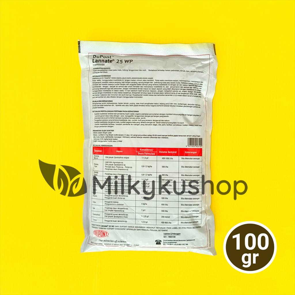 DUPONT LANNATE 25 WP 100 GRAM INSEKTIDA ULAT