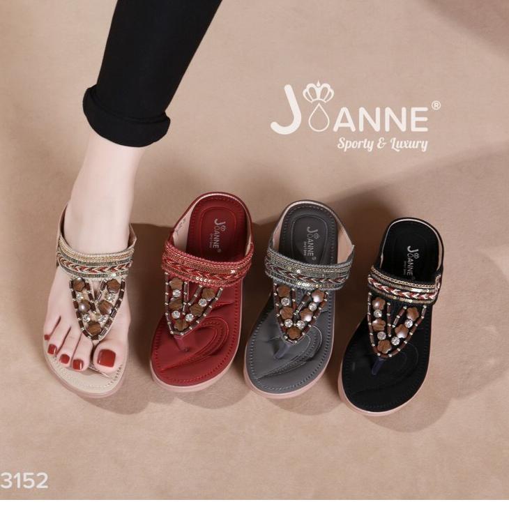 RESTOCK [ORIGINAL] JOANNE Wedges Sandals Sepatu Wanita #JN3152 ‑ KDT.0999