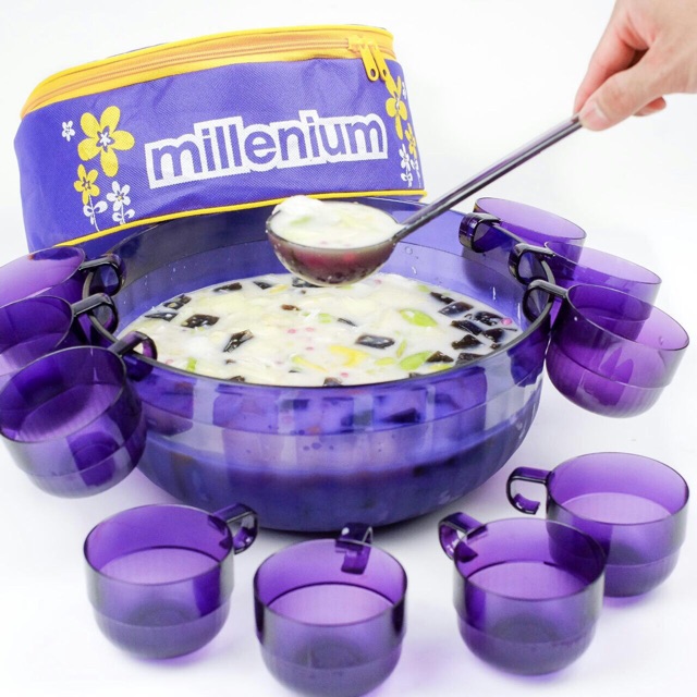 MILLENIUM COCKTAIL SET / Mangkuk Gelas Cangkir Es Sop Buah