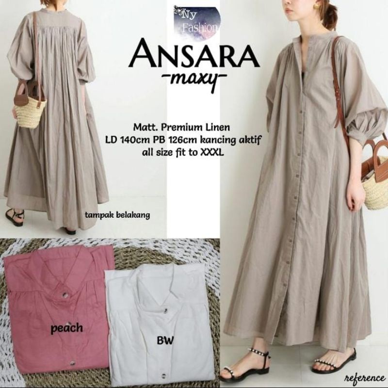 DRESS ANSARA JUMBO MAXY by Nyfashion