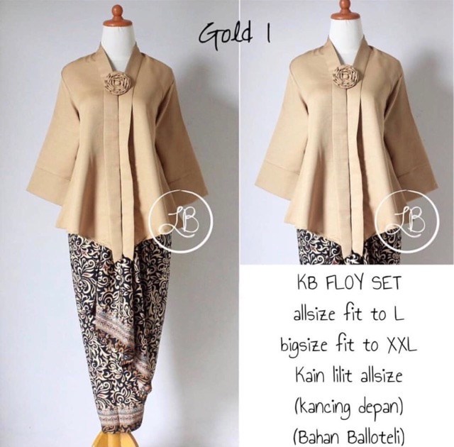 PROMO DISC!! KEBAYA KUTUBARU SET FLOY / KEBAYA MODERN