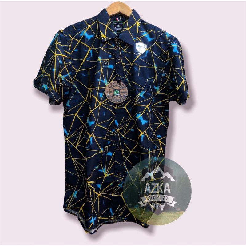 kemeja surf lengan pendek bahan halus adem branded