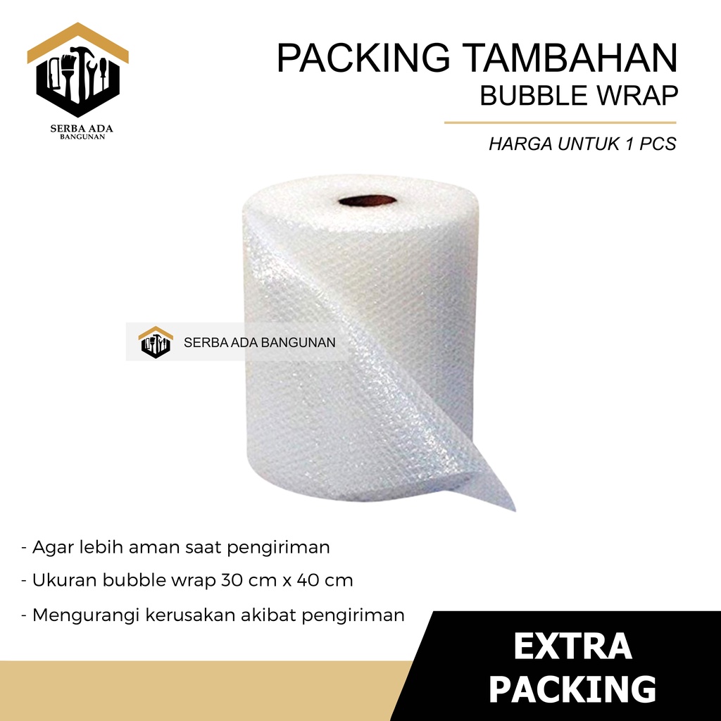 BUBBLE / DUS / STICKER FRAGILE EXTRA UNTUK KEAMANAN PAKET