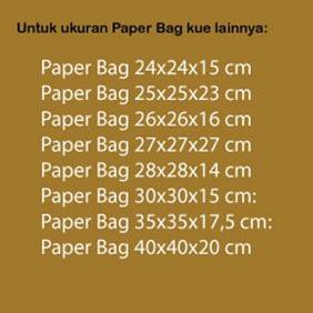 

Muraaaahh-21 Paper Bag Kotak Dus Box Kue Cake Box | 30x30x15 cm