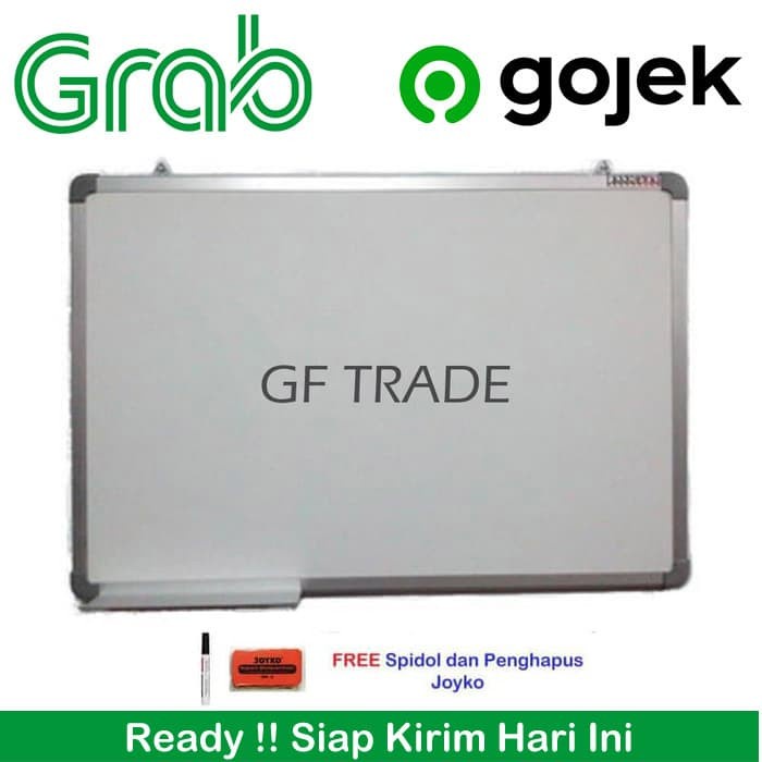 

Whiteboard Magnetic Gantung uk 60x90 cm Sakana promo