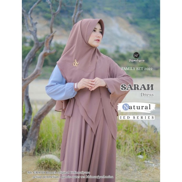 SARAH DRESS SET by URFIMUTIYARO (NATURAL size M)