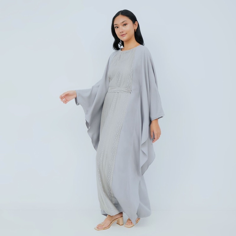 [REAL PICTURE] MECCA KAFTAN SHAFIKA WOVEN MIX BRUKAT GAMIS DRESS LEBARAN KOLEKSI RAYA COLLECTION JUM