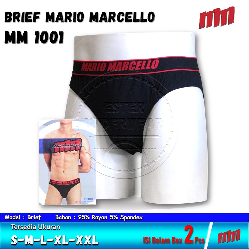 CELANA DALAM PRIA MARIO MARCELLO MM 1001-2Pcs