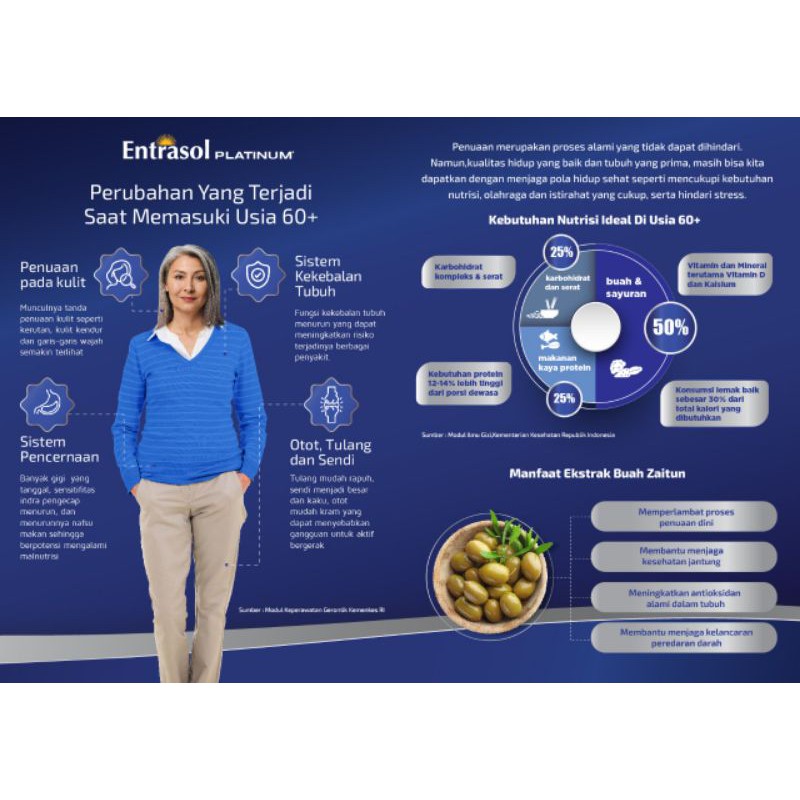 Entrasol Platinum Vanilla 800gr