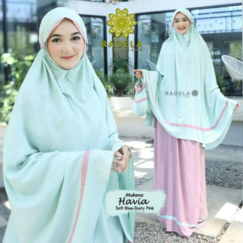 MUKENA KATUN RAYON DISKON BY. RAGELA HIJAB