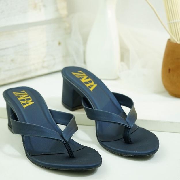 (PALING DIMINATI) Sandal Wanita High Heels Jepit ZARA DN 18