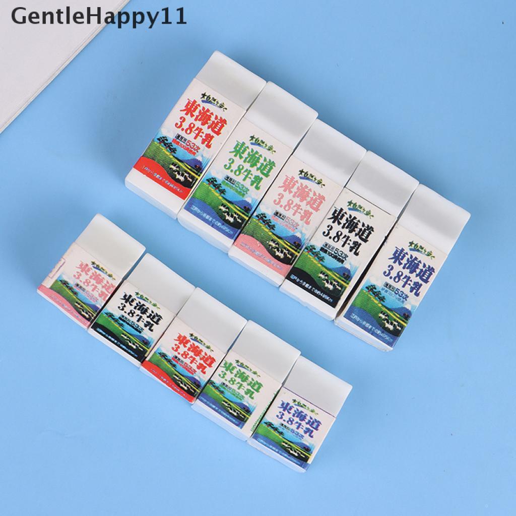 Gentlehappy 5pcs / set Mainan Miniatur Botol Susu + Gelas Karton Skala 1: 12 Untuk Aksesoris Rumah Boneka