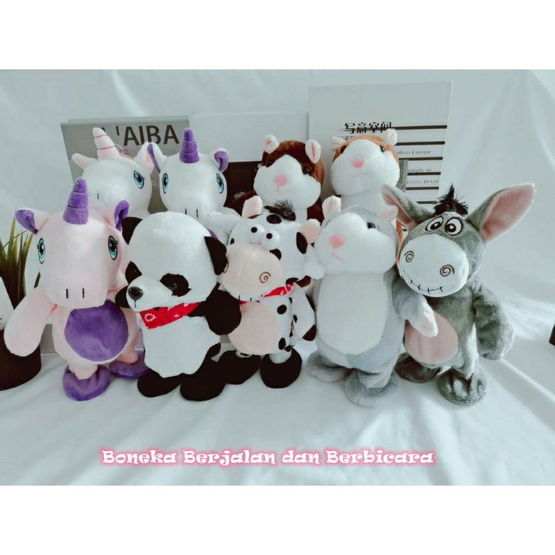 Boneka bicara, boneka lucu, boneka jalan bicara, boneka walk &talk