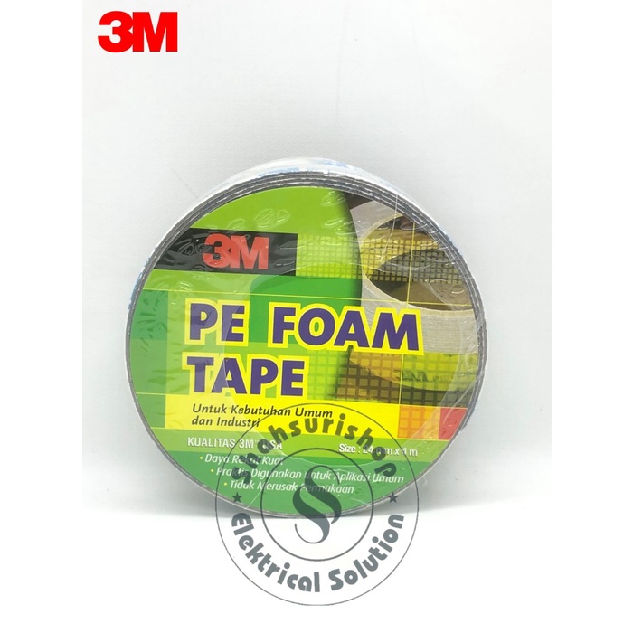 

Menakjubkan 3M Double Tape Pe Foam 24 Mm X 4 M Original Hemat