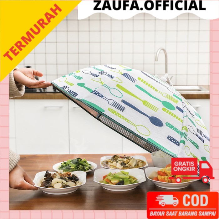 Tudung Saji Lipat Penahan Panas Bentuk Bulat Ukuran Besar Jumbo