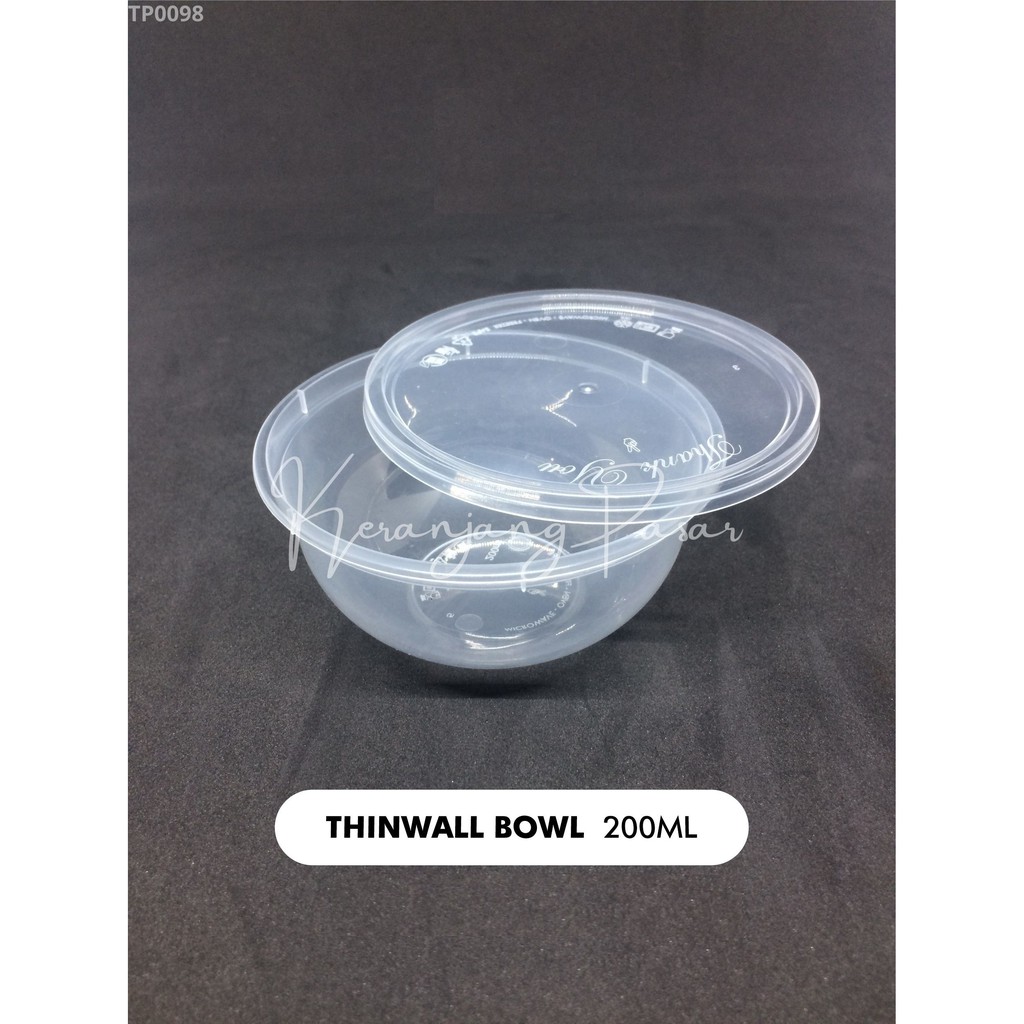 Jual Thinwall Bowl Mangkok 200ml Victory 25pcs Shopee Indonesia