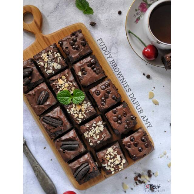 

Fudgy brownies