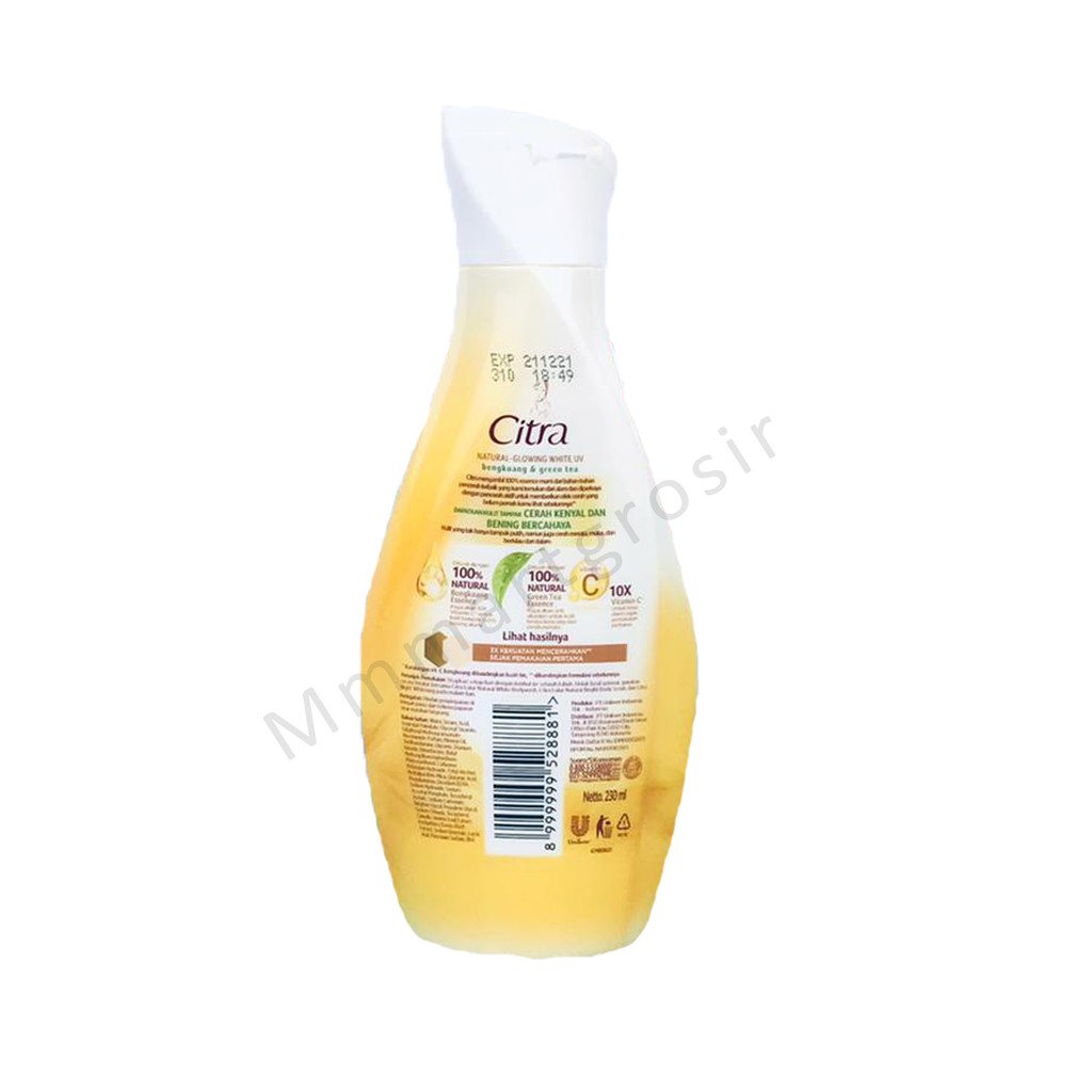 Citra / Body lotion / Korean pearl &amp; Mulberry / Bengkoang dan grean tea / Aloe Vera &amp; White Rose 230ml