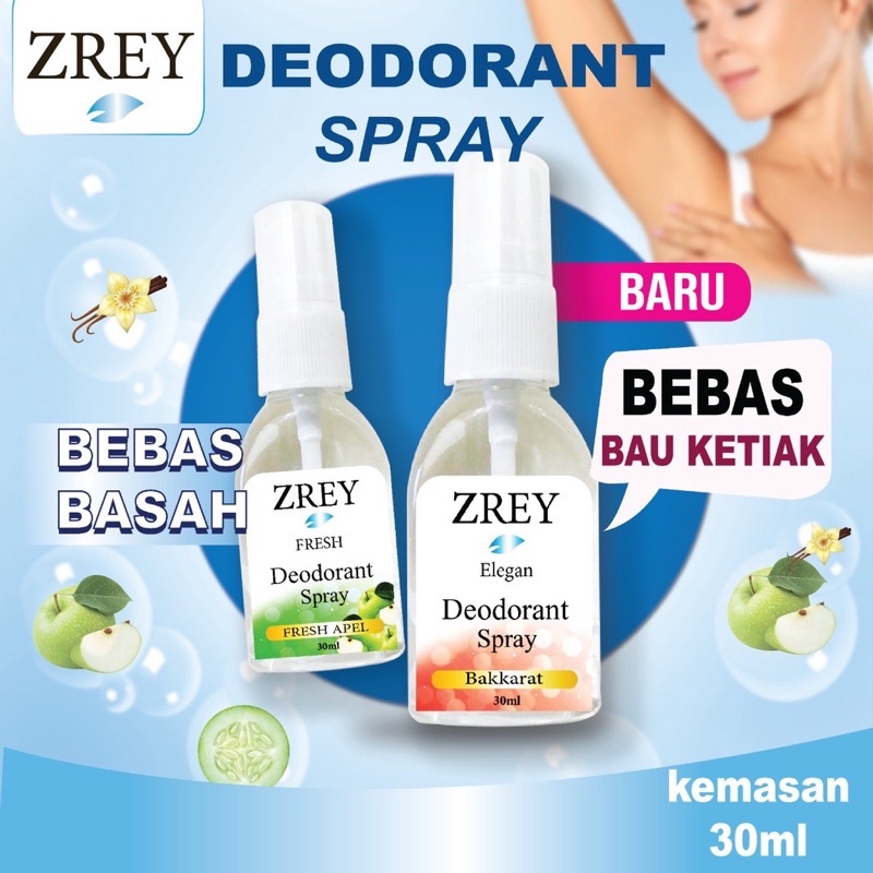 Parfum Deodorant Spray Tawas Non Alkohol / Deodorant Ketiak