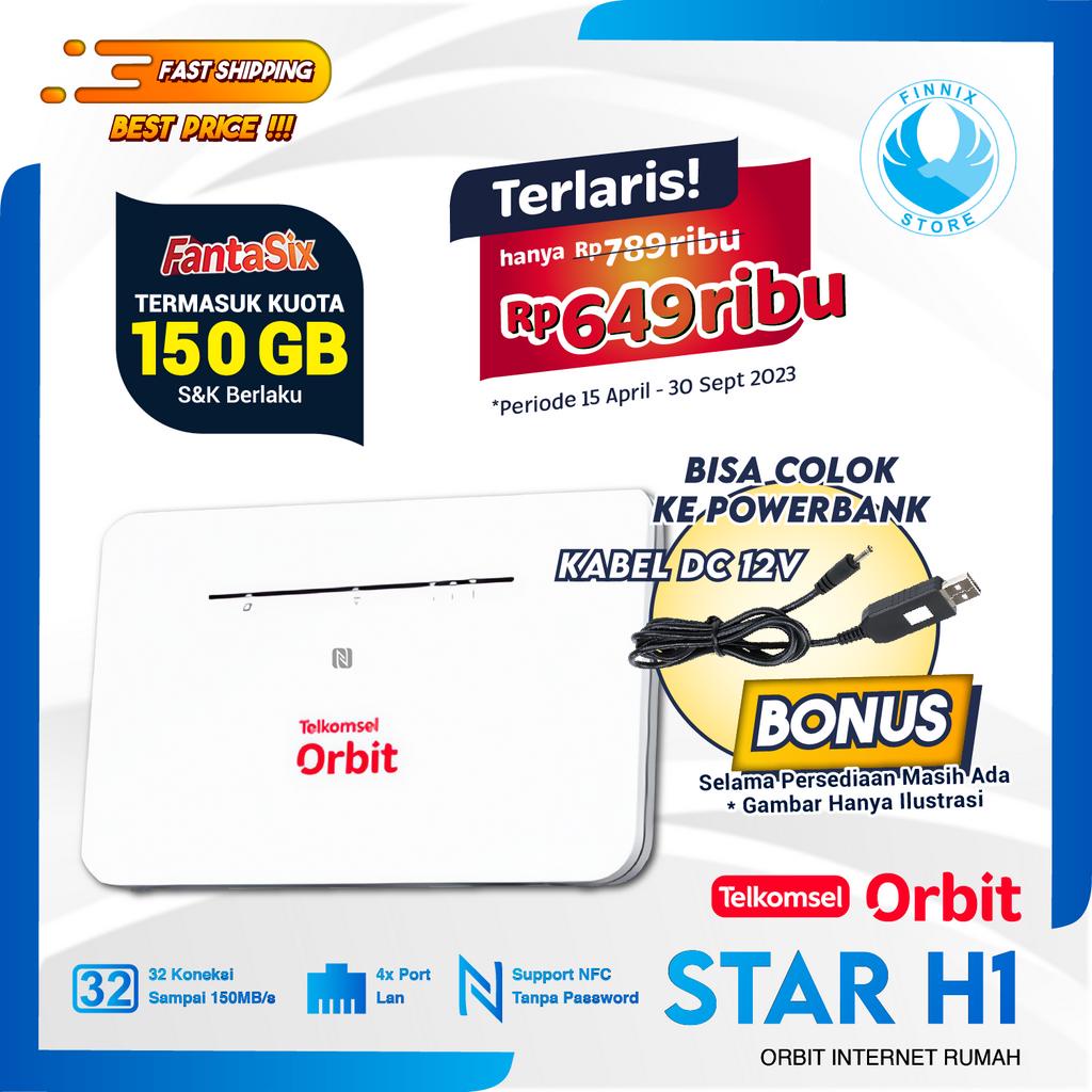 Modem Router Telkomsel Orbit Star H1 Huawei B311 / B311B Free 150GB