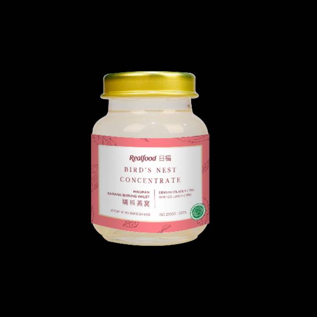 

12 jar x 70 ml Realfood Bird's Nest Concentrate 20% dengan Kolagen