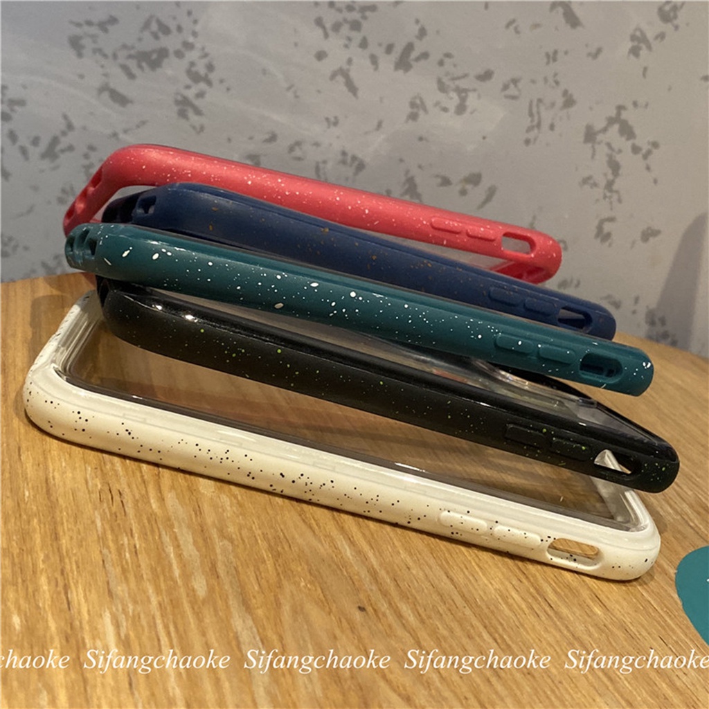 Hard Case Transparan Bumper Karet Tahan Jatuh Untuk Iphone 11 Pro Max 13 Pro Max 12 Pro Max 6s Plus 7 8 Plus Xr Xs Max